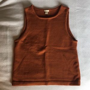 JCrew sleeveless cotton sweater